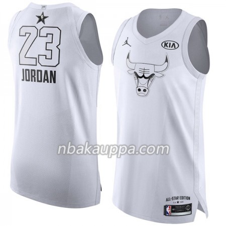Chicago Bulls Michael Jordan 23 2018 Kaikki tähti Jordan Brand Valkoinen Pelipaidat Swingman - Miesten